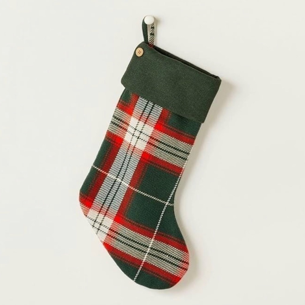 Winter Plaid Woven 20" Christmas Stocking - Hearth & Hand with Magnolia